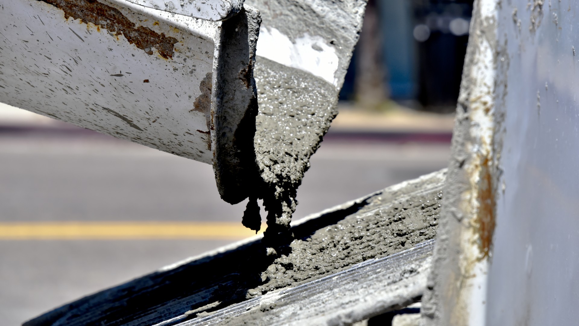 Cement Mixer Pouring