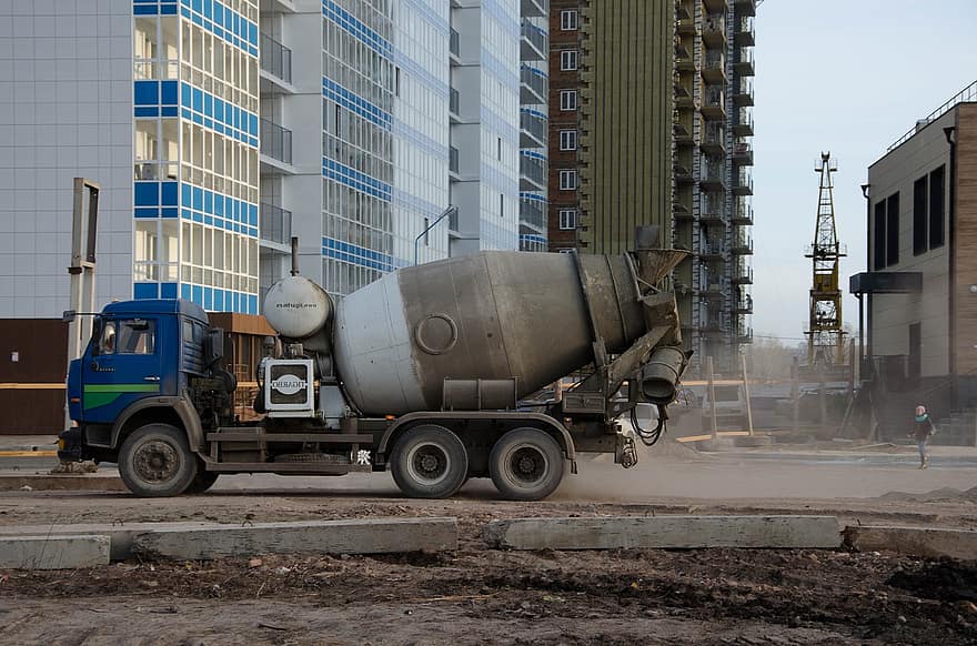 Construction Concrete Mixer Machine Special Machinery Community Work Building Mixer Concrete