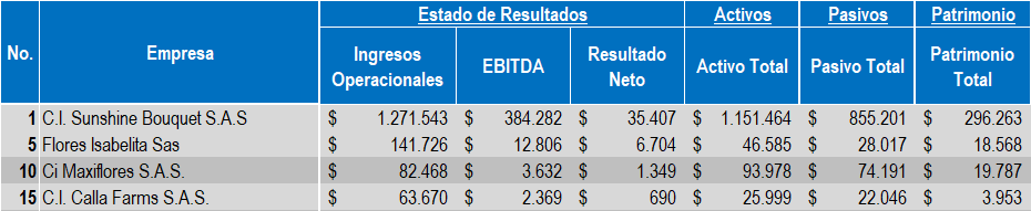 Empresas Flores 2022